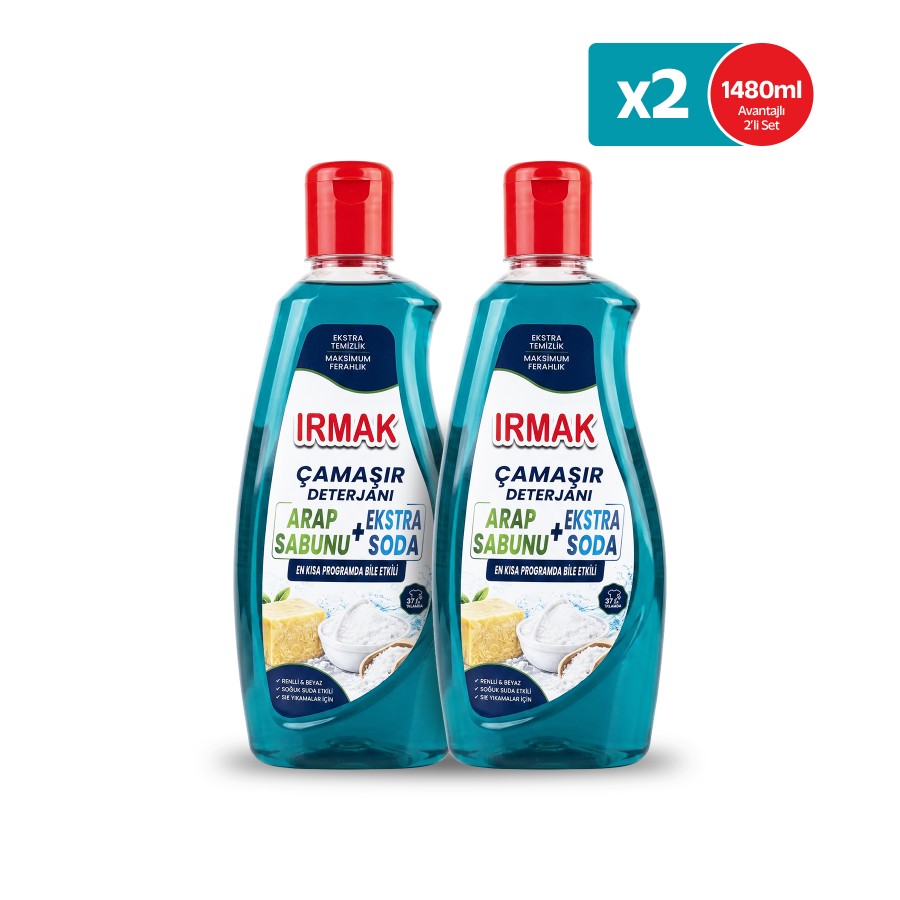 IRMAK Sıvı Çamaşır Deterjanı x2 Adet - 1480ml