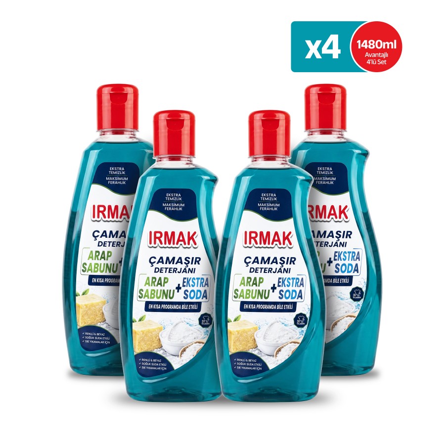IRMAK Sıvı Çamaşır Deterjanı x4 Adet - 1480ml